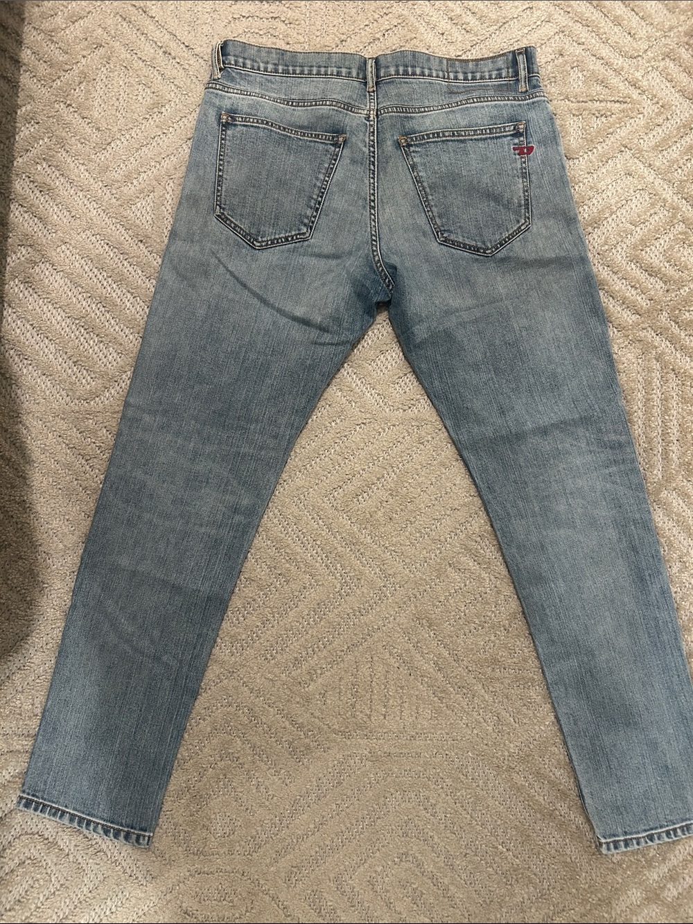 Diesel Men's 32x30 D-STRUKT (2019) light wash jeans Never Worn